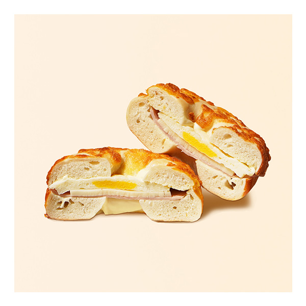 Egg Ham Cheese  Bagel